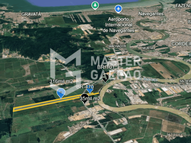 AIP-SC0006 – Navegantes Distrito Logístico – Volta Grande foto 2 Área Industrial 351.946m² | Navegantes/SC – Distrito Logístico Volta Grande