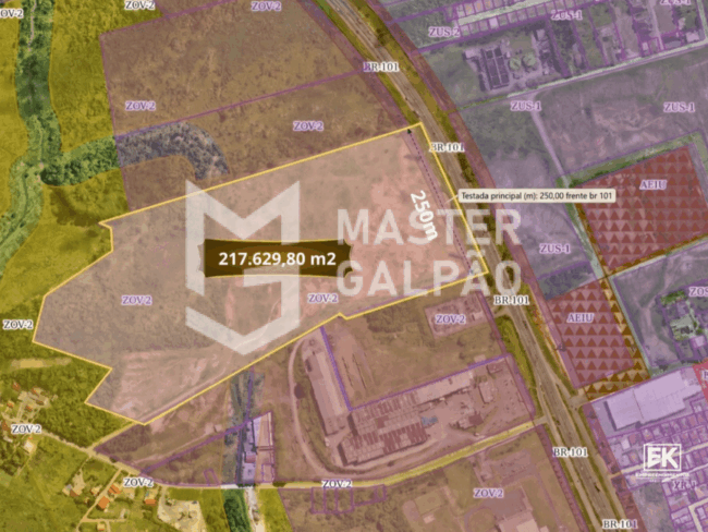 Balneário Piçarras Mega-Gleba Logística – Marginal BR-101 – foro 2 Área Industrial 217.629m² | Balneário Piçarras/SC – Marginal BR‑101