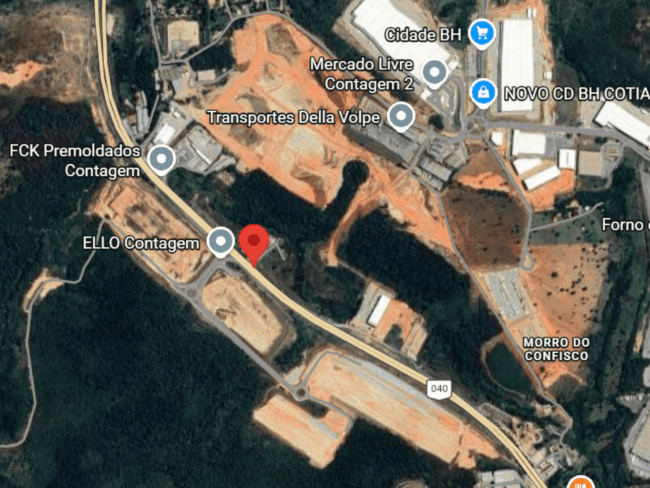 Área 30.000m² com 400m de frente | BR‑040 – Contagem/MG
