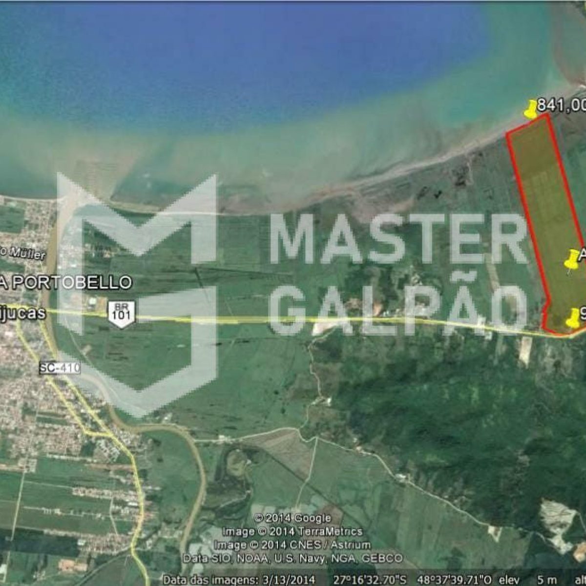 Área Industrial 2.594.729m² | Mega‑Gleba BR‑101 - Tijucas/SC