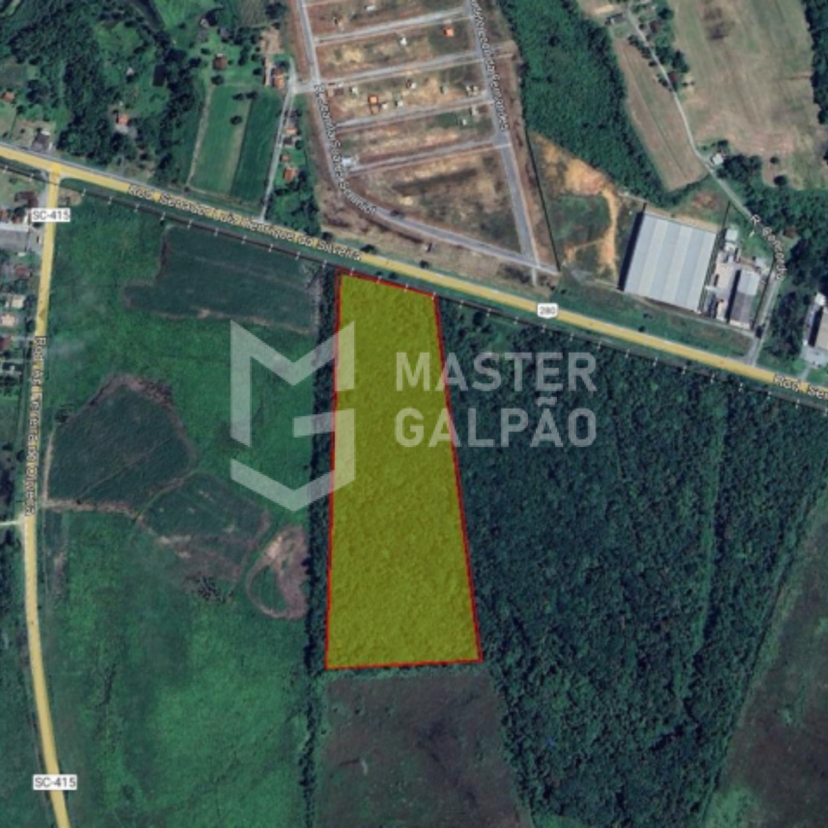 Área Industrial 63.886m² | BR‑280 - Balneário Barra do Sul/SC