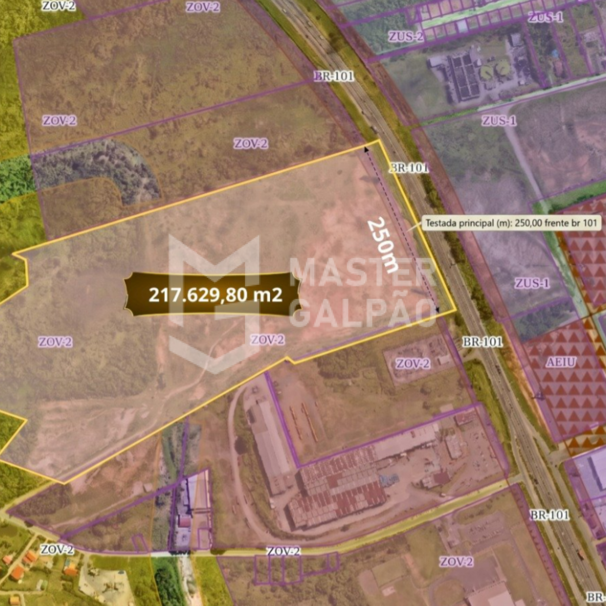 Área Industrial 217.629m² | Marginal BR‑101 - Balneário Piçarras/SC