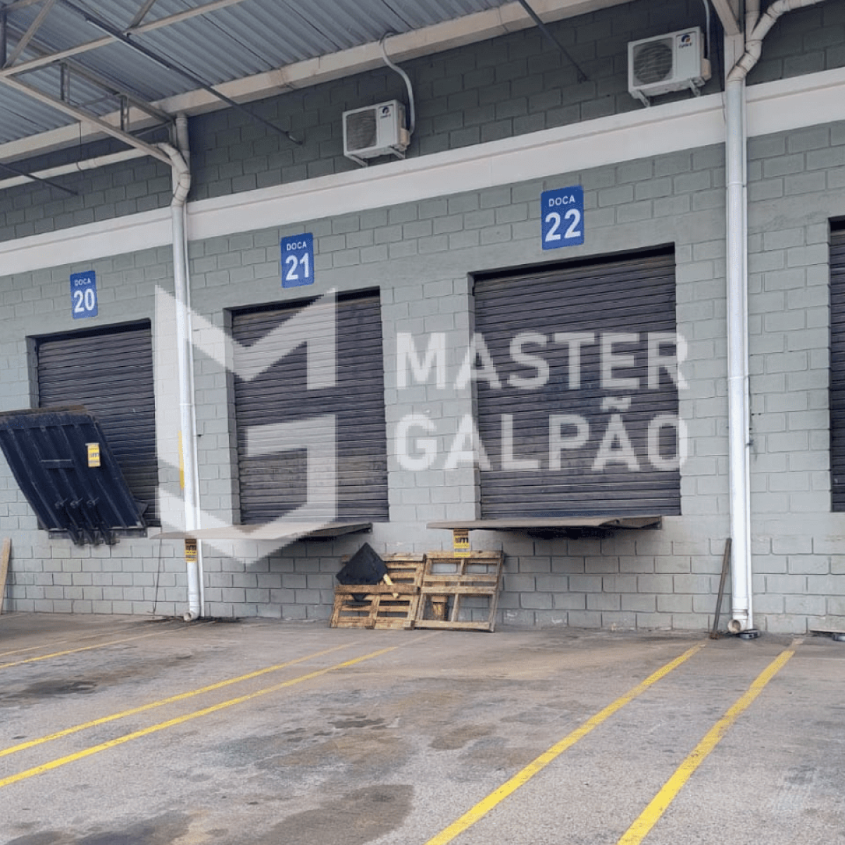 Módulos de 1.500m² com 4 docas | Ribeirão das Neves