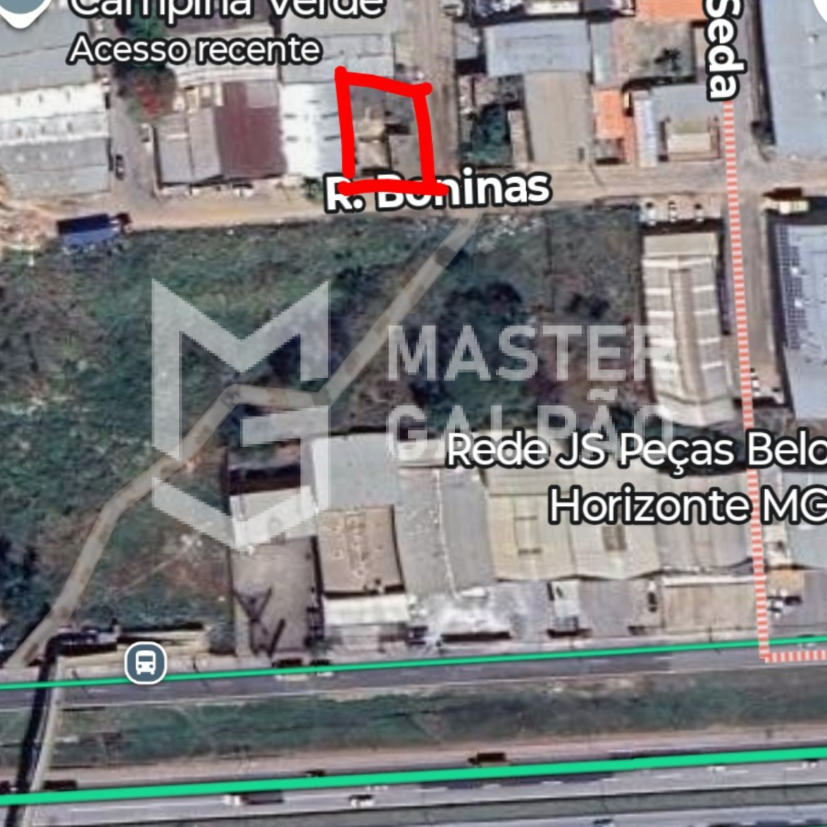 Lote Industrial de 360m² | Campina Verde – Contagem/MG