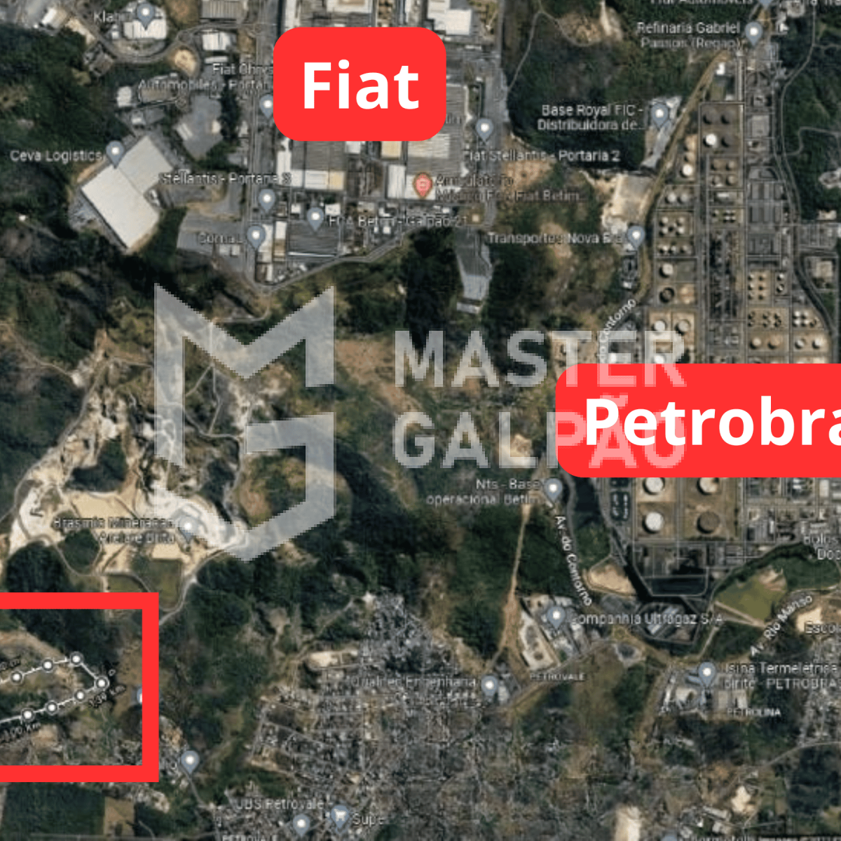 Área de 67.000m² – Petrovale Betim