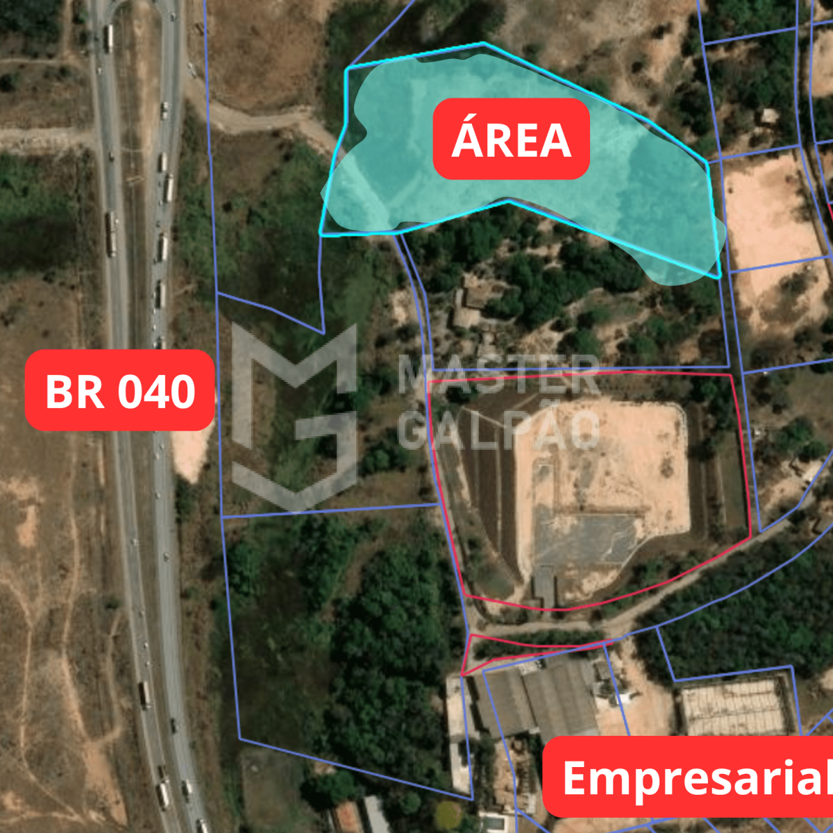 Área para Indústria e Logística | Fazenda Campestre – Contagem