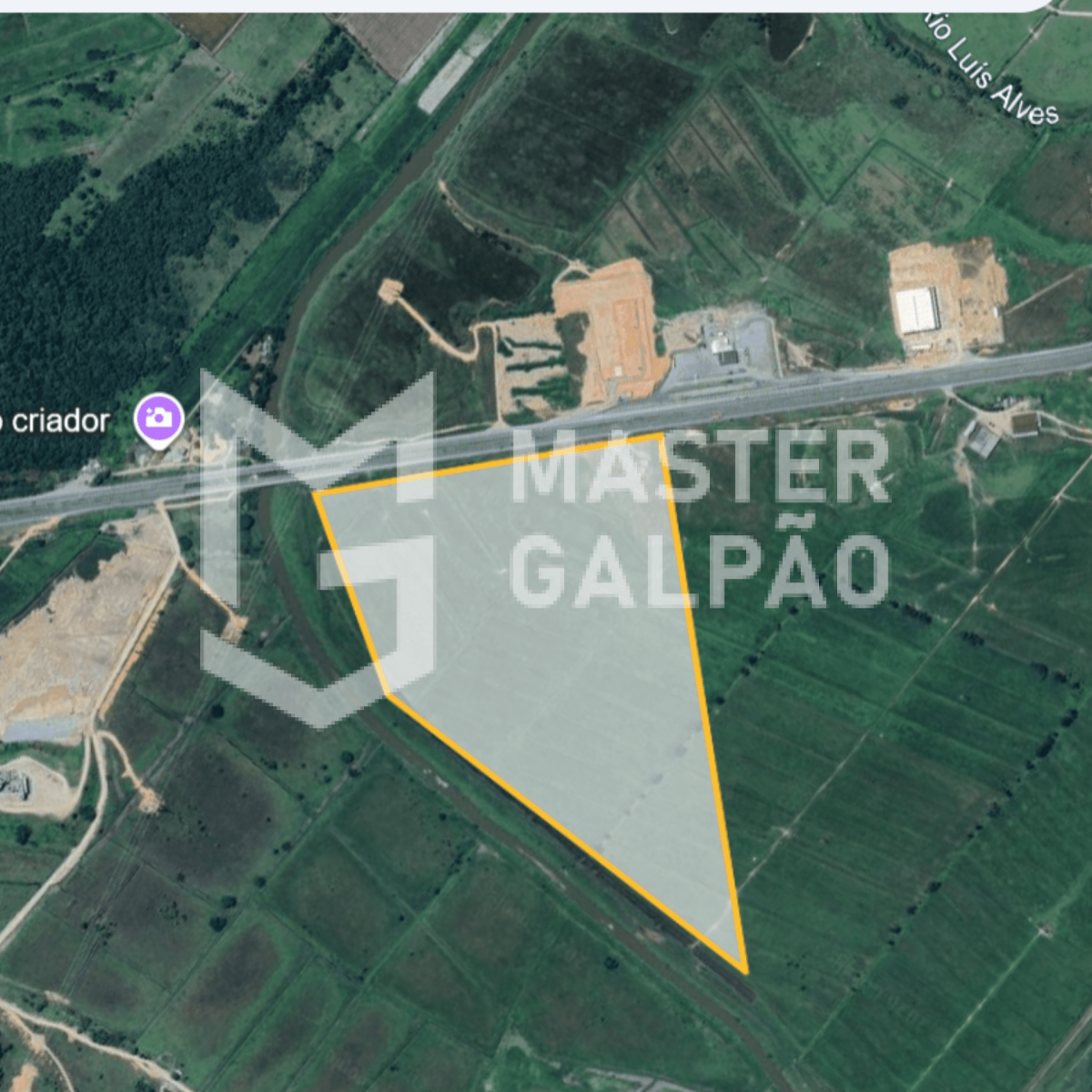 Área Industrial 500.000m² | Gaspar/SC – Eixo Logístico BR‑470