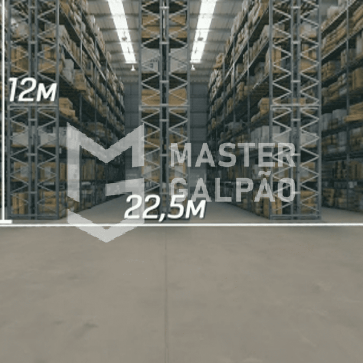 Galpão de 1.371m² com 3 Docas