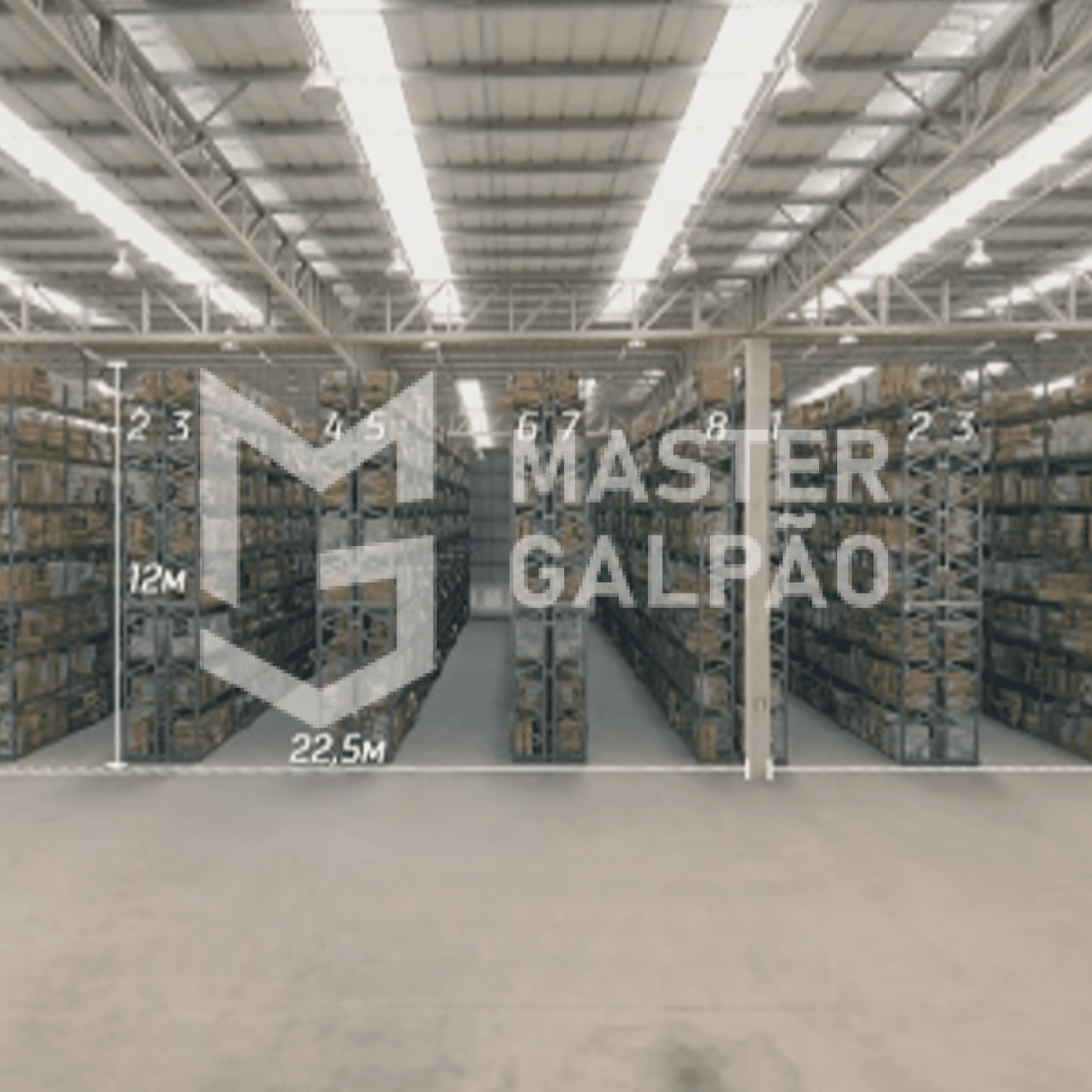 Galpão de 1.371m² com 3 Docas