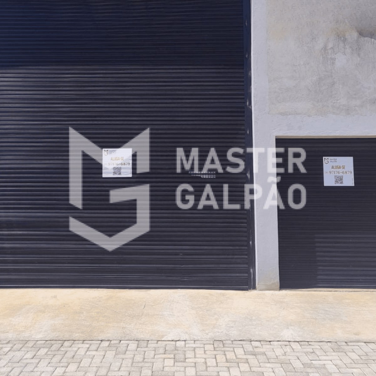 Galpão de 300m² + Pátio para Aluguel