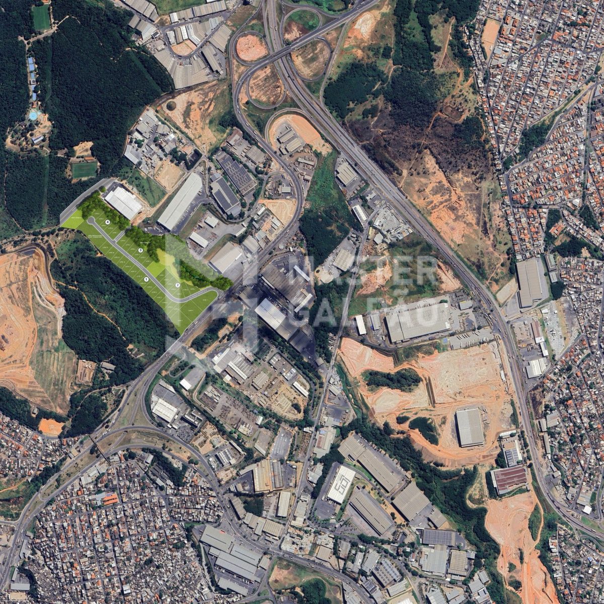 Lote logístico para venda no Piumhi Park Contagem