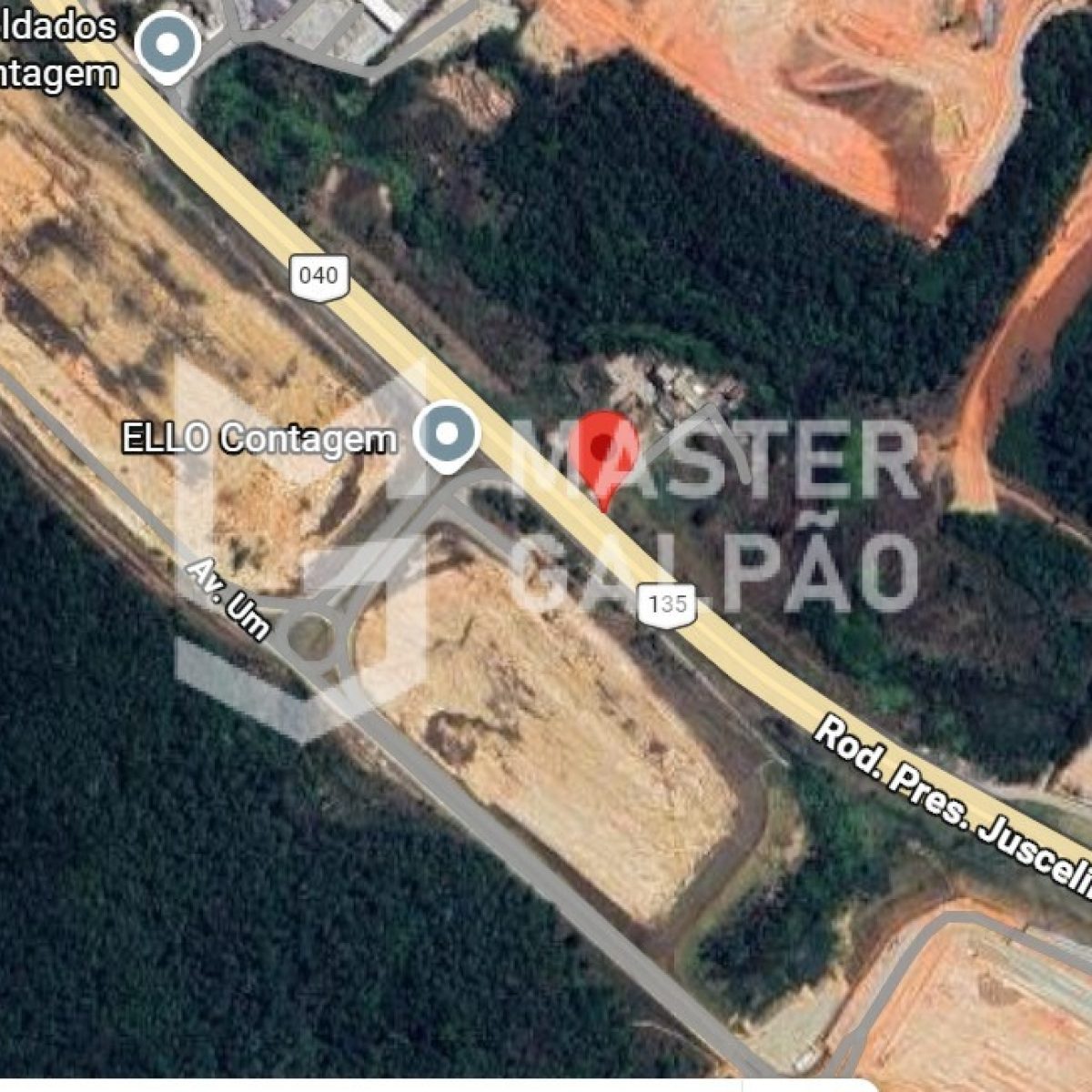 Área de 39.539m² | Frente para BR‑040 – Contagem/MG